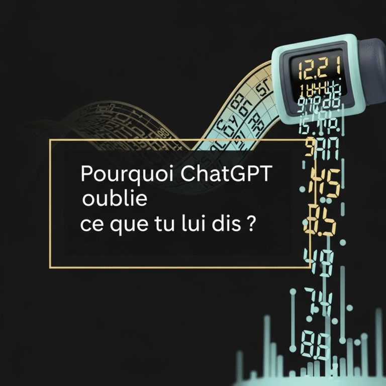 Pourquoi ChatGPT oublie parfois ce que tu lui dis ?